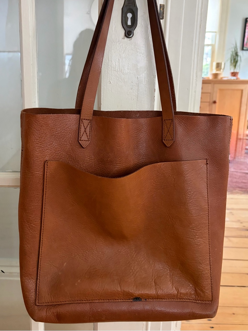 Madewell, The Small Transport Crossbody, leather bag